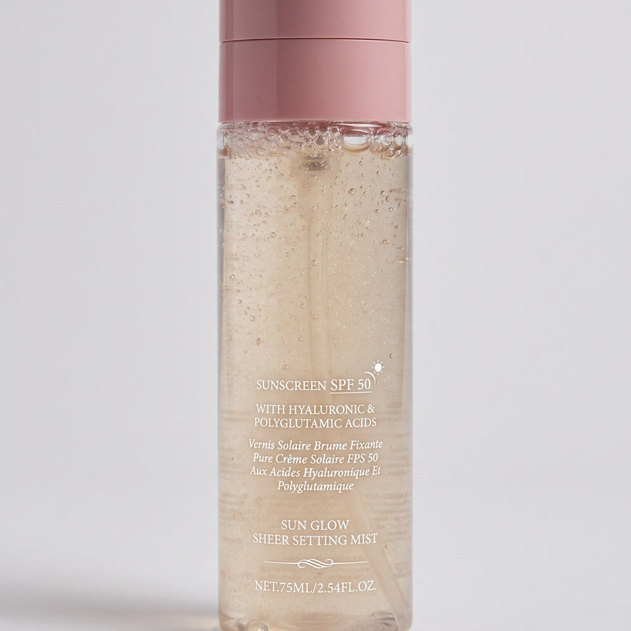 Bruma solar SPF 50 fijadora de maquillaje · 75 ml · el bote