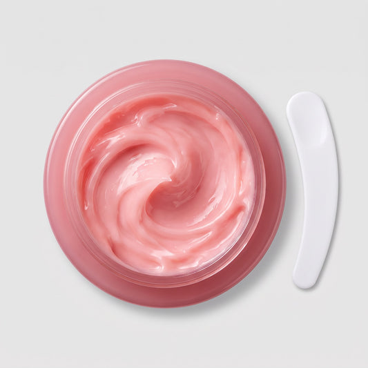 Textura de la crema con las cápsulas
