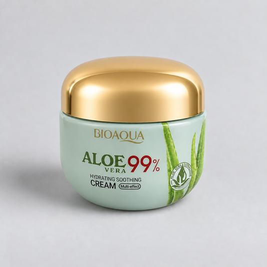 Crema de aloe BIOAQUA · tres cuartos