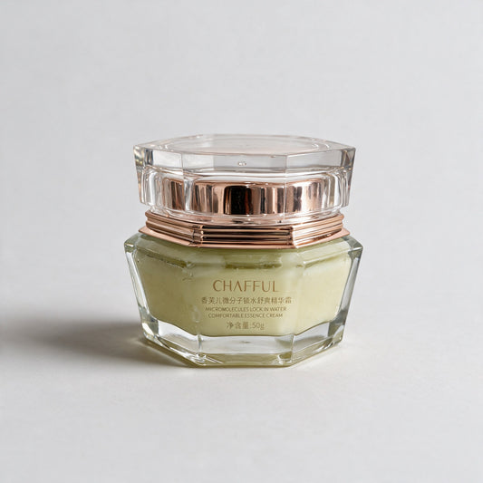 Crema esencia calmante de centella y té verde — 50 g