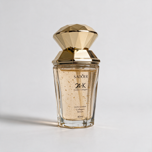El sérum Golden 24K del dúo, en tres cuartos