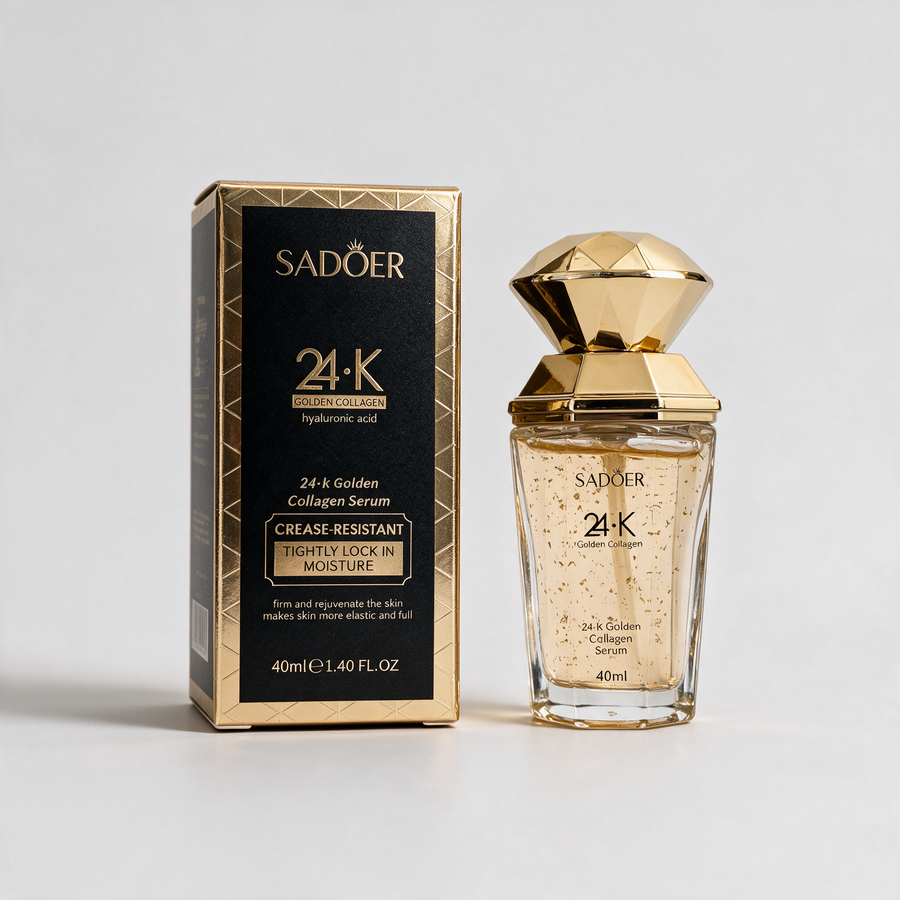 La caja del sérum Golden 24K