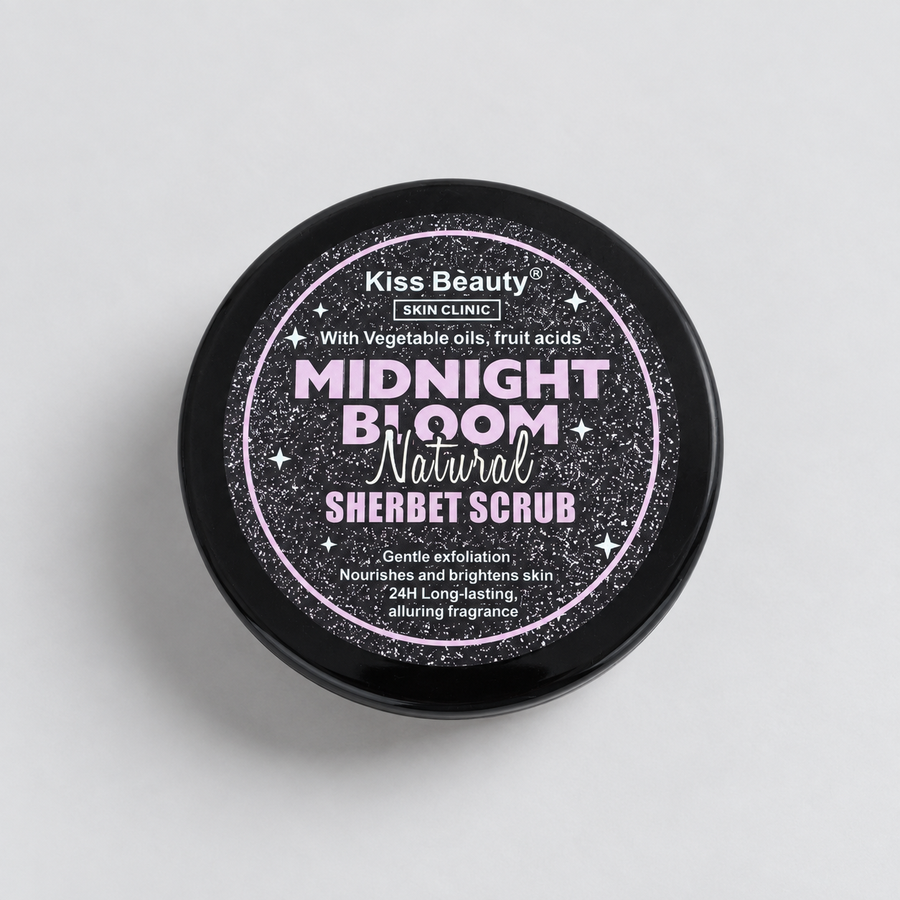 Exfoliante Midnight Bloom · vista superior