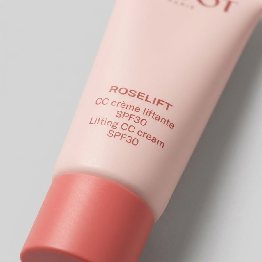 Detalle de la etiqueta de Payot Roselift CC Crème Liftante SPF 30