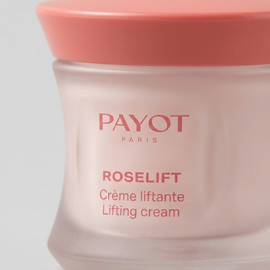 Detalle de la etiqueta de Payot Roselift Crème Liftante