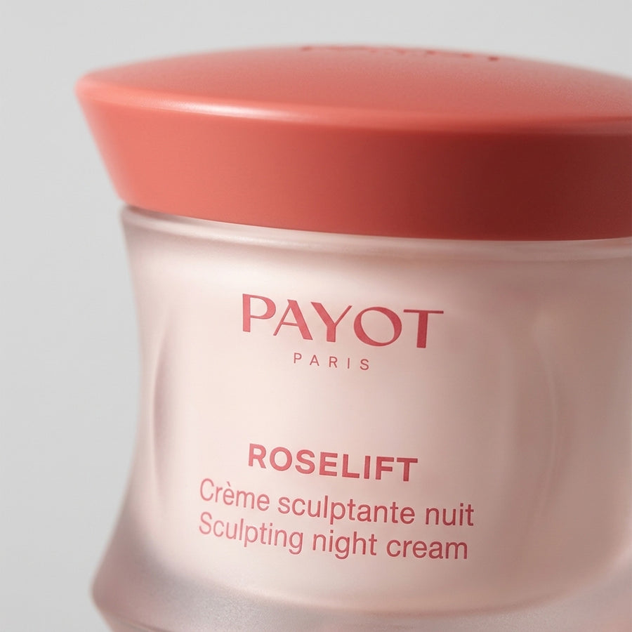 Detalle de la etiqueta de Payot Roselift Crème Sculptante Nuit