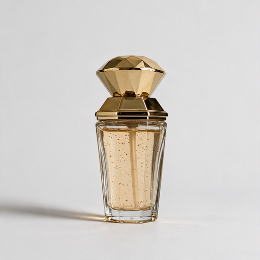 El frasco del Golden Serum 24K visto de perfil
