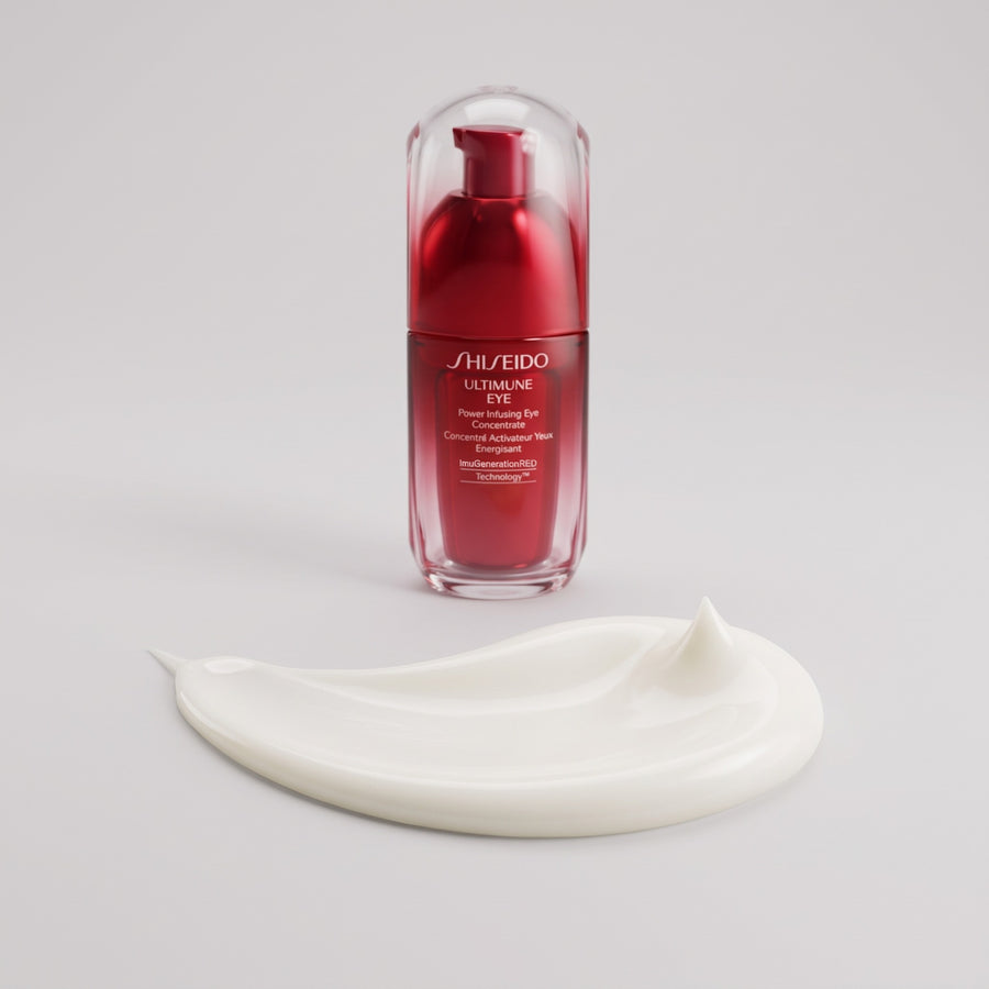 Textura del gel crema blanco de Ultimune Eye