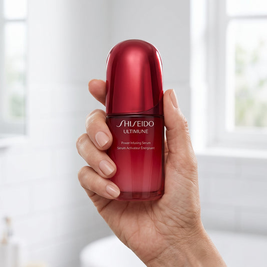 Frasco de Ultimune en la mano